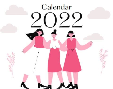 social post calendar 2022 events